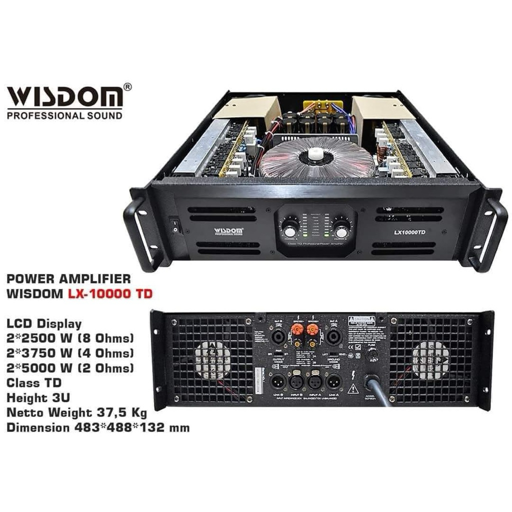Power Amplifier Wisdom LX1000TD