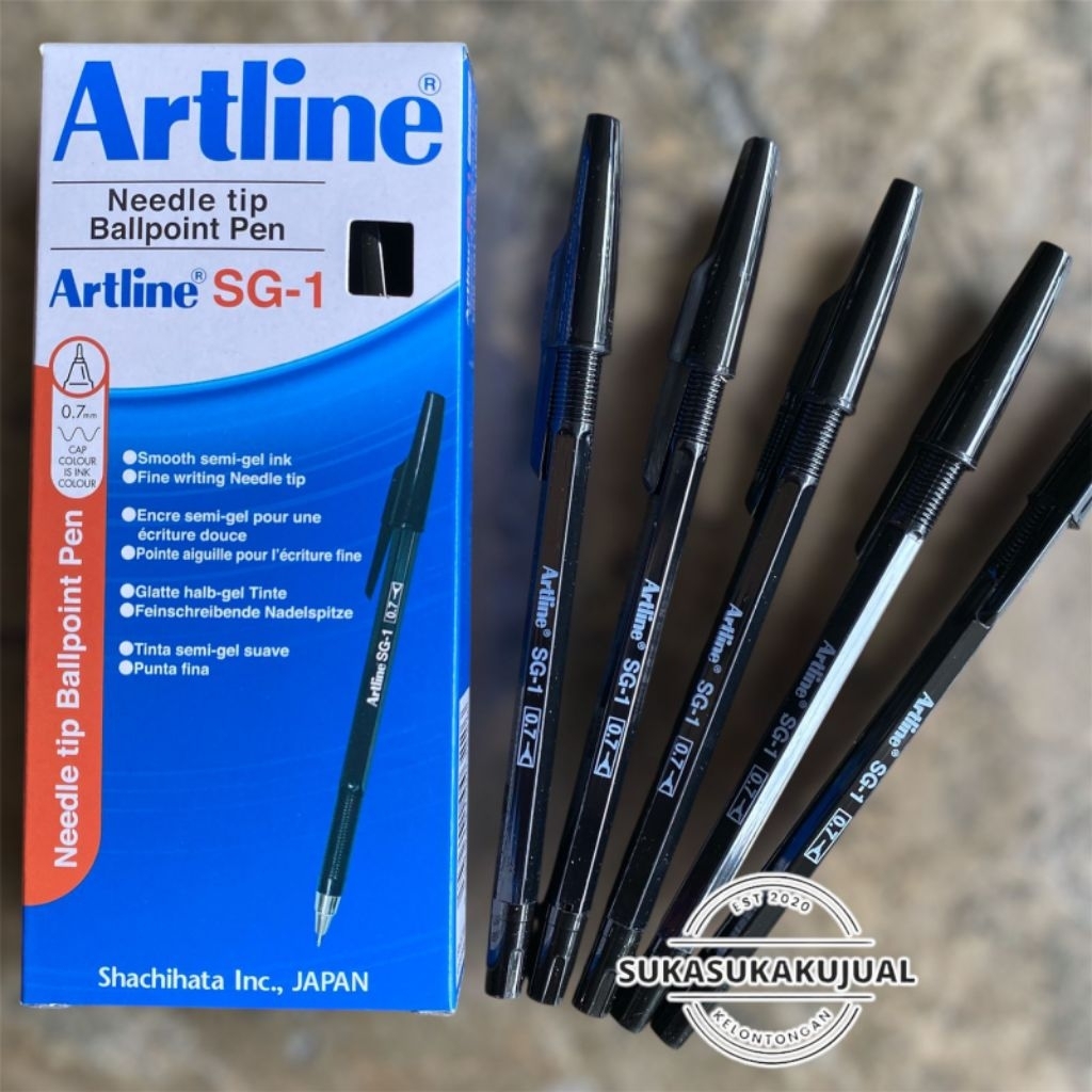 

(12pcs)Pena ARTLINE EGB-SG1 07.mm HIGH QUALITY
