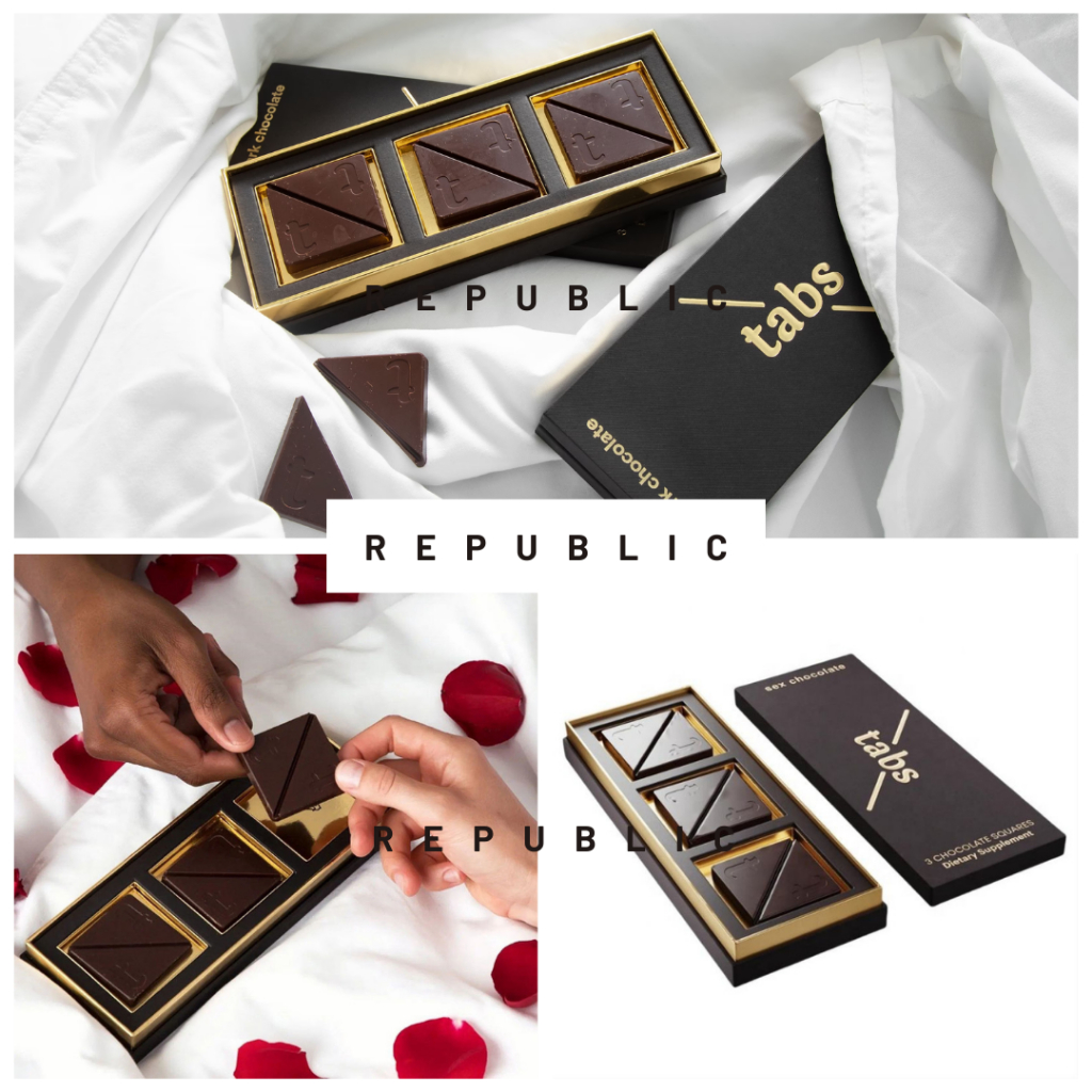 

Tabs Chocolate 1 Box Dark Chocolate Rasakan Pasangan mu