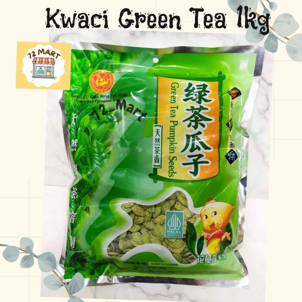 

Kwaci Green Tea/Kuaci Hijau/Kuaci Labu Teh Hijau 1kg