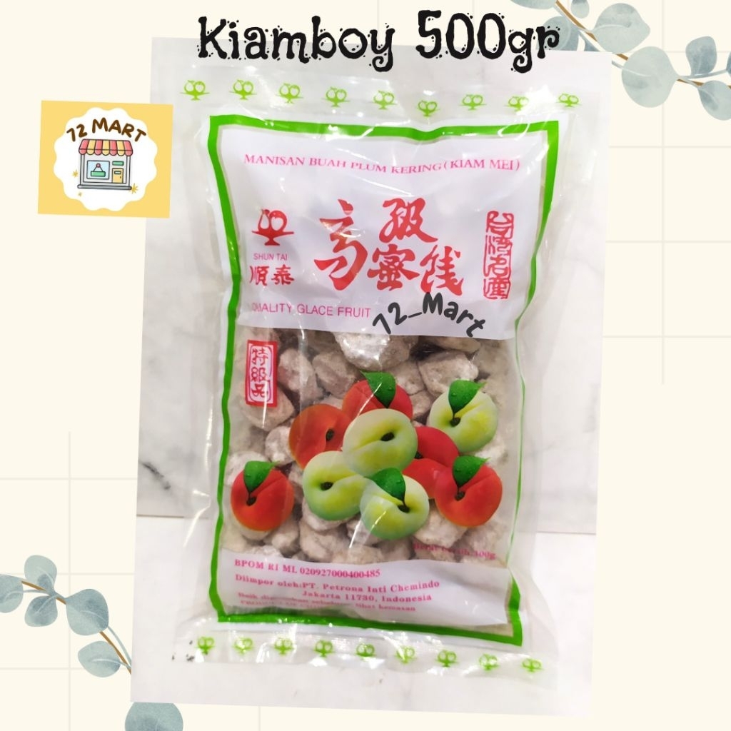 

Manisan Kiamboy Putih 300gr/ Kiam Mei/Plum Kering/AsinanKiamboy