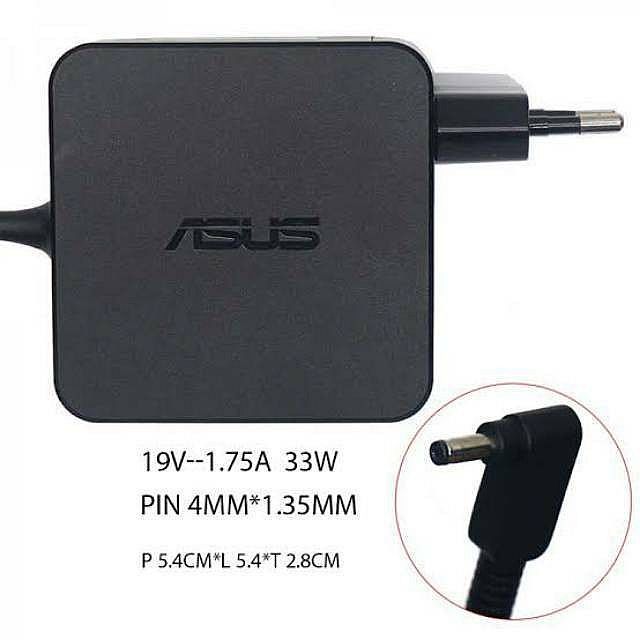 Adaptor Notebook Charger Laptop Asus 19V 1. 75A Usb dan 40 x 13.5 mm