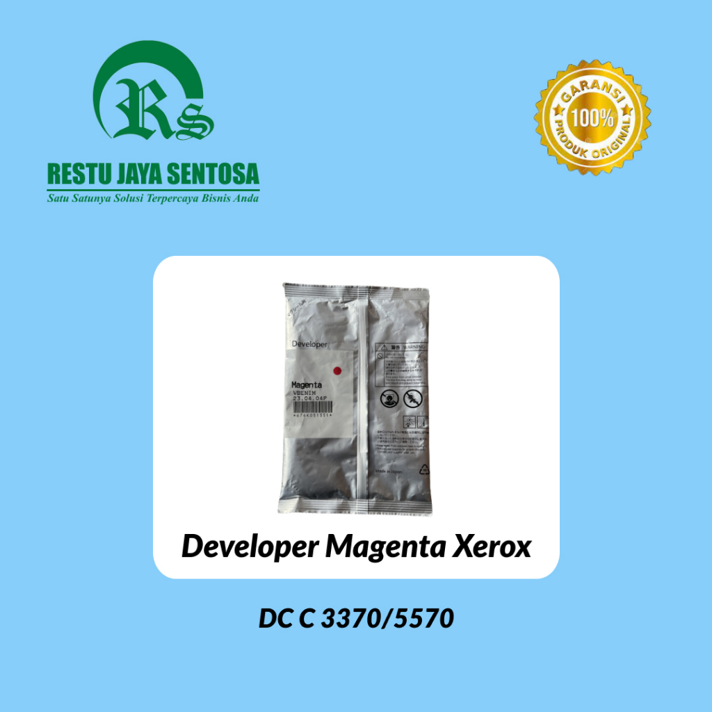 Sparepart Mesin Fotocopy Developer Warna MAGENTA Xerox DC C 3370/5570