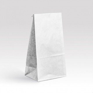 

100 PCS paperbag kantong sos putih 13x7,5x23 50gsm