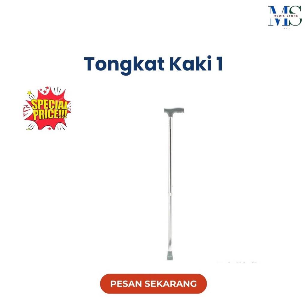 Tongkat kaki 1 | Tongkat kaki 1 gea | Tongkat lansia | Tongkat mendaki| walking stik