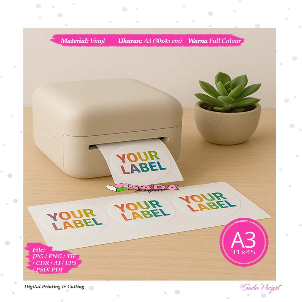 

Custom Sticker Vinyl | Cetak Logo, Label & Desain Sendiri