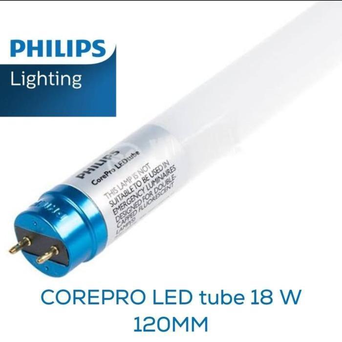 LAMPU PHILIPS TL T8 TUBE NEON LED COREPRO CONTACTOR HO 18W 18WATT 120CM PHILIPS TL LED TUBE CORE PRO
