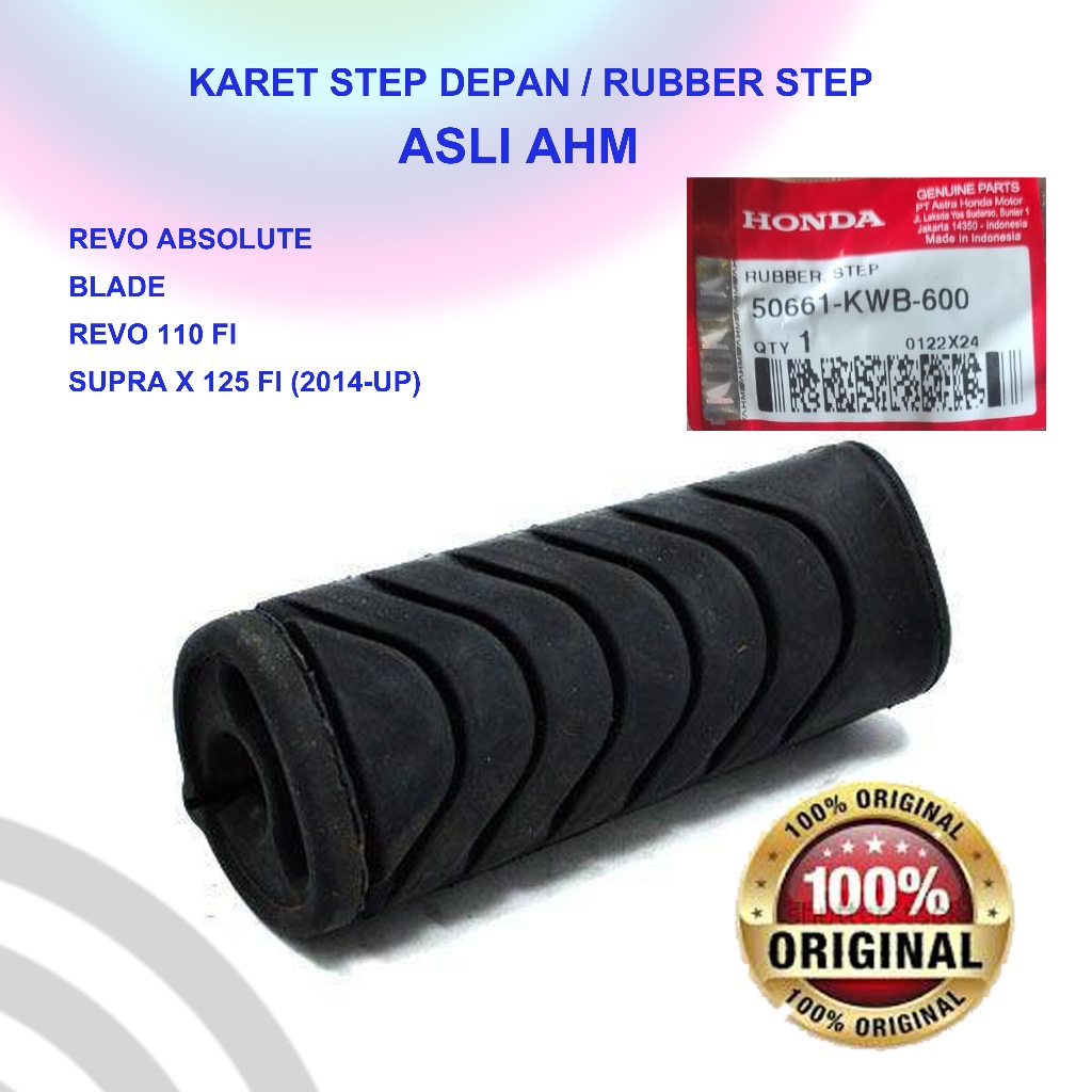 50661KWB600 Karet Step Depan Revo Absolute Series Blade Series Karet Foot Step 50661-KWB-600 / KWB