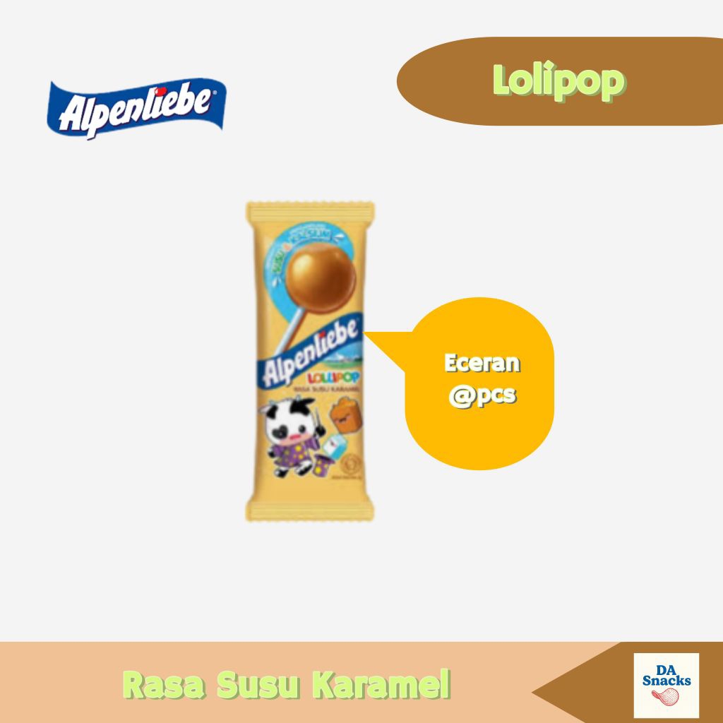 

[Eceran] Alpenliebe Lolipop Permen 10.5 gram