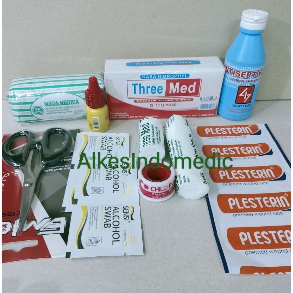 paket isi p3k isi p3k mobil refil p3k komplit murah first aid kit isi kotak p3k murah