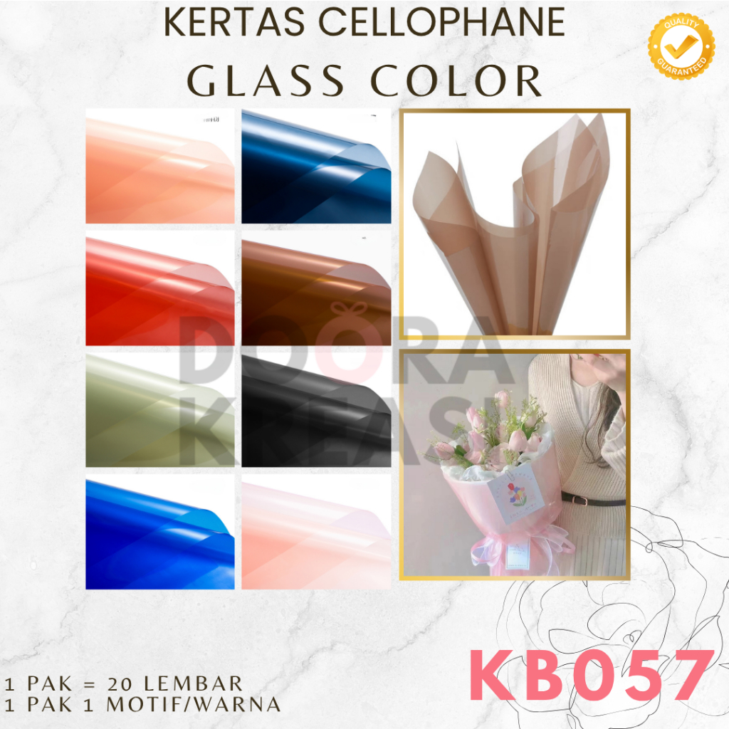 

Kertas Cellophane Buket Bunga Glass Color [Ecer]