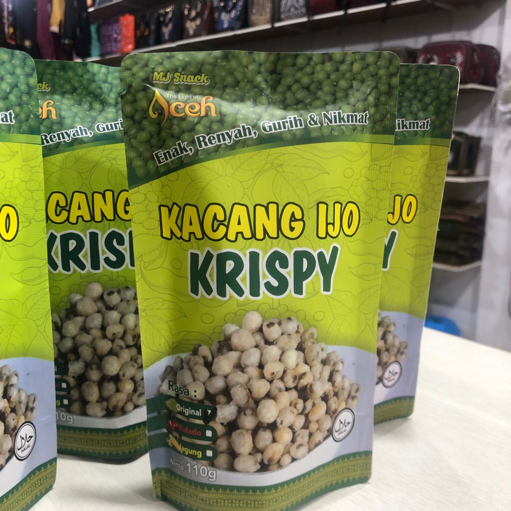 

Kacang Ijo Hijau Krispy / Oleh-oleh Khas Aceh