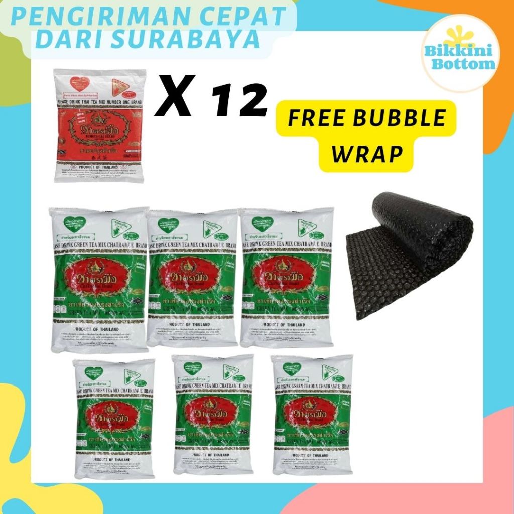 

PAKET HEMAT CHATRAMUE 12 THAI TEA 6 GREEN TEA