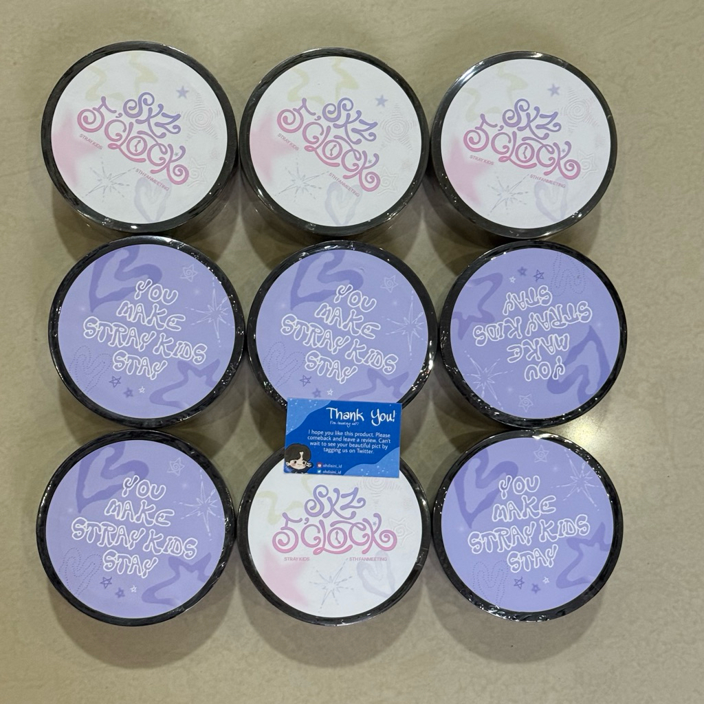

[LAST STOCK] OFFICIAL STRAY KIDS BOX TAPE FANMEET 5’CLOCK LAKBAN KPOP