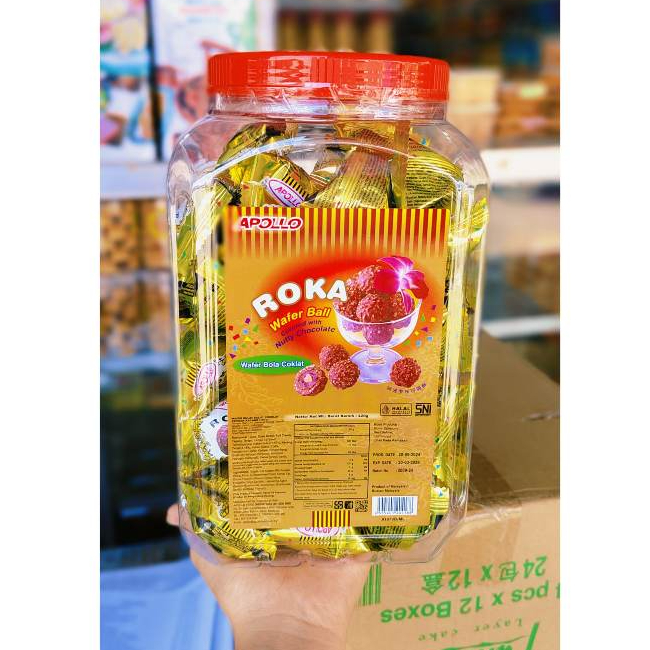 

Apollo Roka Wafer Ball isi 70 pcs 420gr Toples