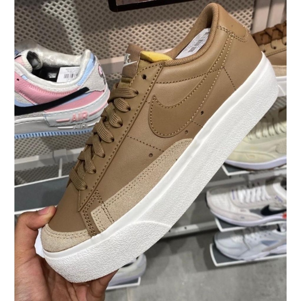 SEPATU NIKE BLZER LOW PLATFORM DRIFWOOD Sz38