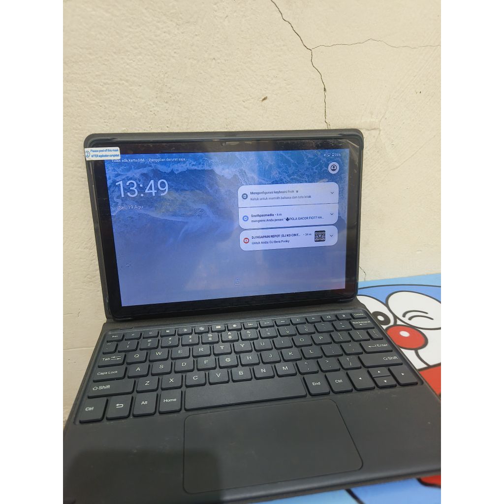 Tablet advan sketsa 3 second