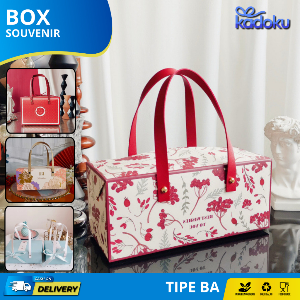 

Box Handle Hampers / Box Souvenir / Paperbag Motif / Box Hampers I BA07