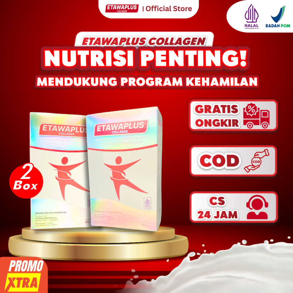 

Etawaplus Collagen – Susu Etawa + Kolagen, Nutrisi Harian untuk Program Kehamilan