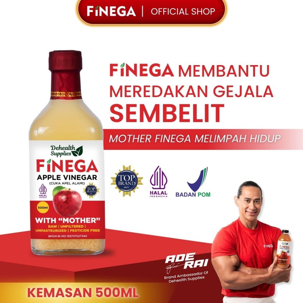 

Dehealth supplies FINEGA CUKA APEL 500ml KACA