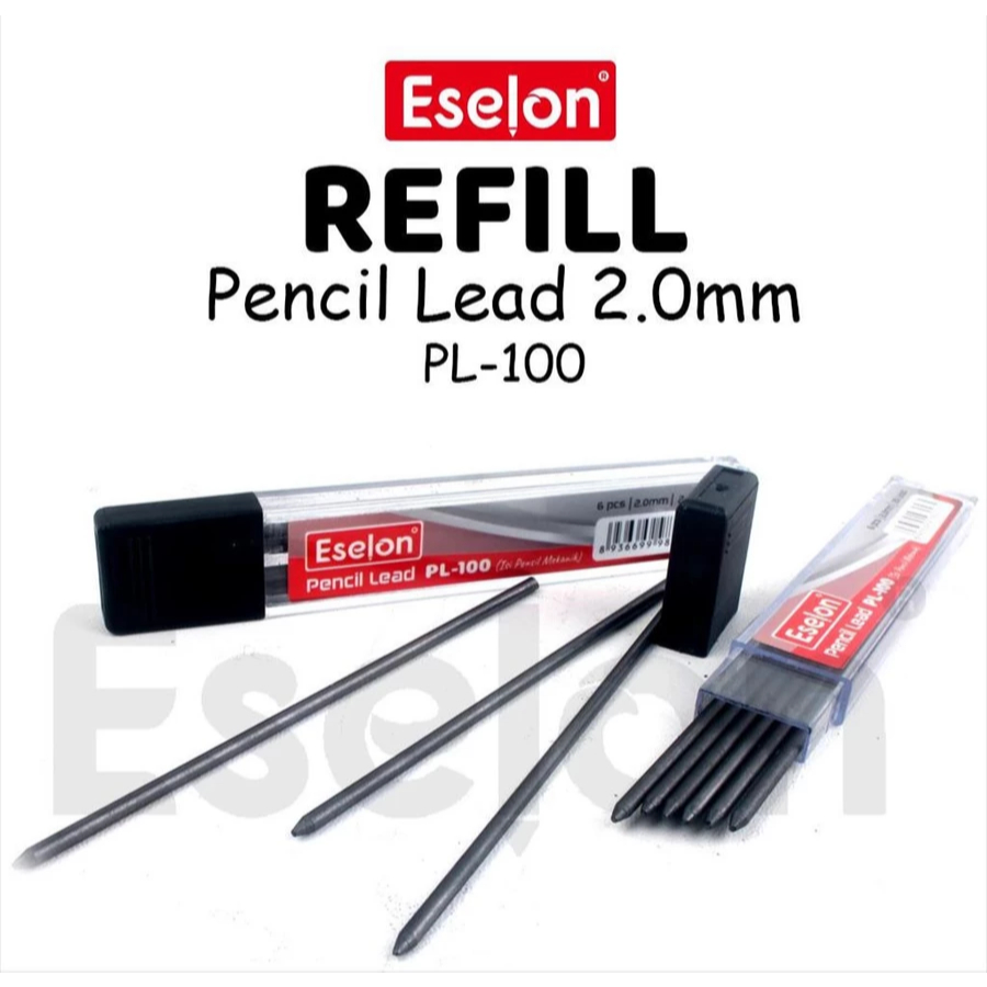 

Refil / Isi Pensil Mekanik 2.0 mm Eselon PL-100 / Refill Pensil 2B / Isi Pensil Mekanik 2.0