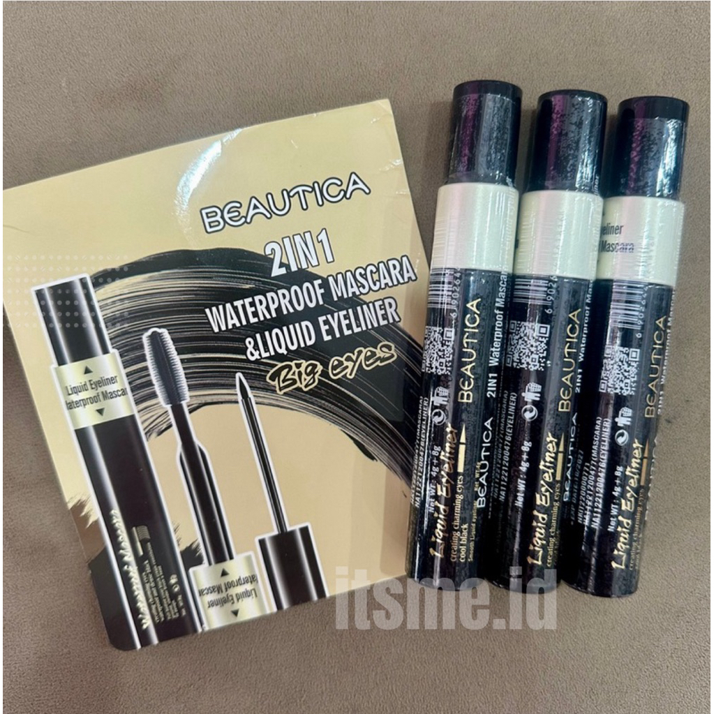 2in1 MASKARA EYELINER WATERPROOF