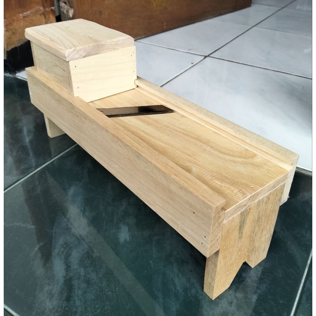 Pengiris bawang JATI BELANDA ukuran BESAR/ irisan bawang merah/ pengiris sebaguna