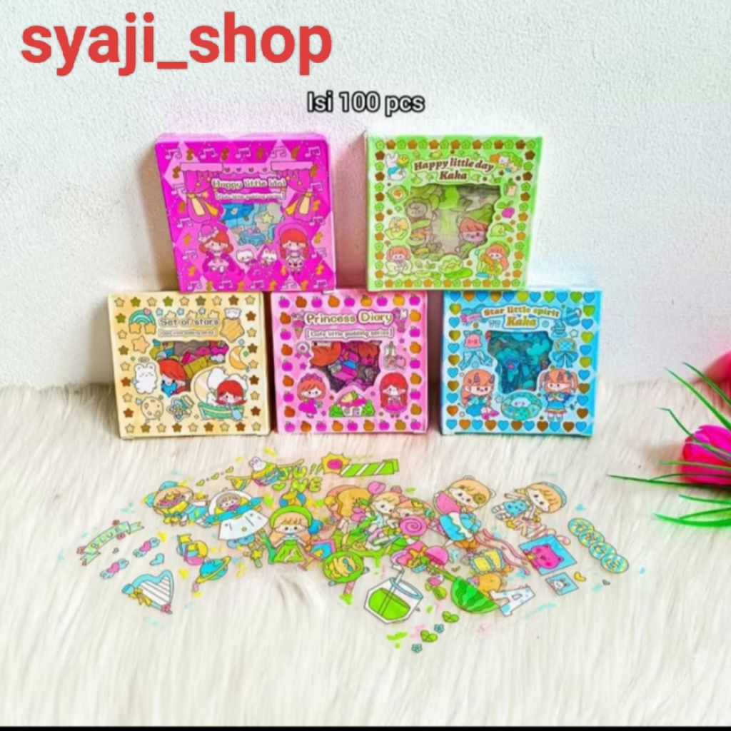 

STICKER MINI ISI 100 LEMBAR LUCU MINI UNIK IMUT PVC ANTI AIR MURAH COD