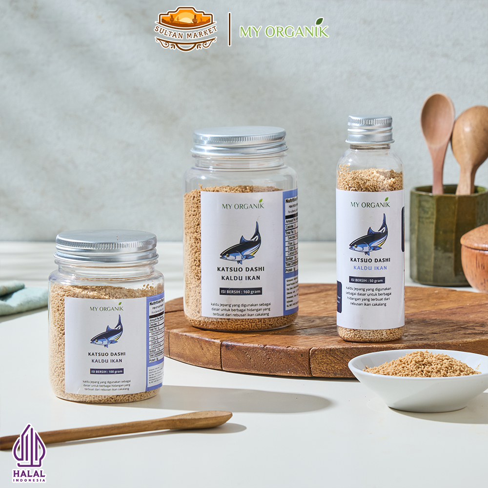 

My Organik Katsuo Dashi Halal Kaldu Ikan Ramen Udon Jepang 50 gr 100 gr 160 gr