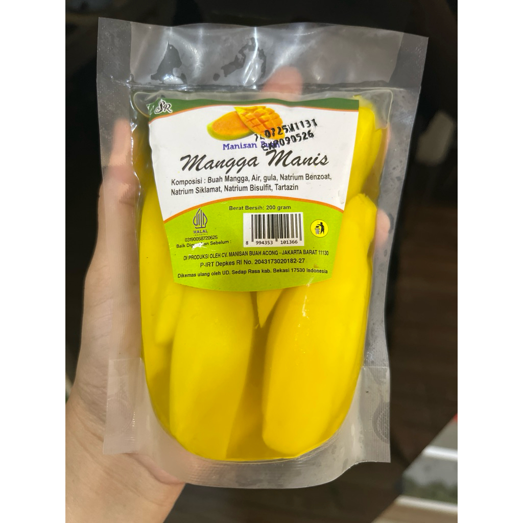 

Manisan buah mangga pedas segar 200gr
