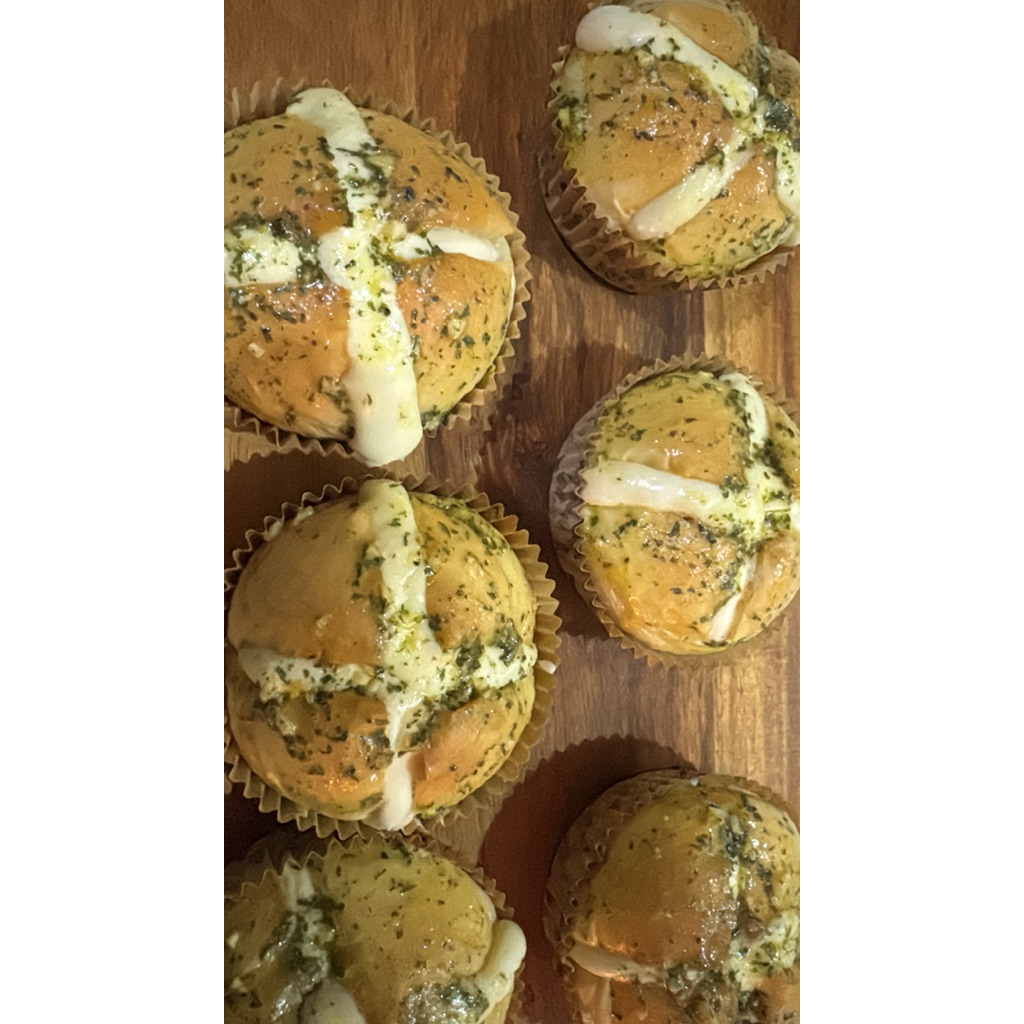 

korean garlic cheese bread