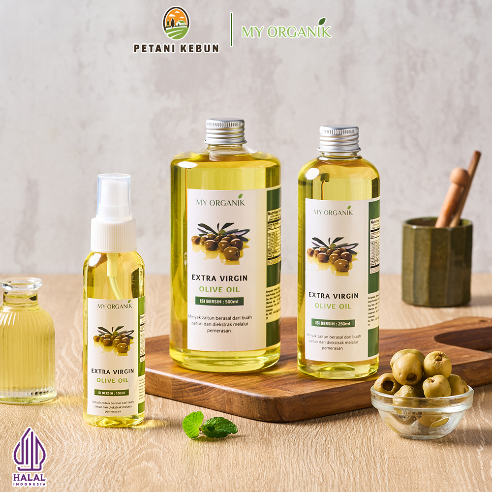 

My Organik Virgin Olive Oil 100% Minyak Zaitun EXTRA VIRGIN OLIVE OIL 500ML UNTUK MASAK