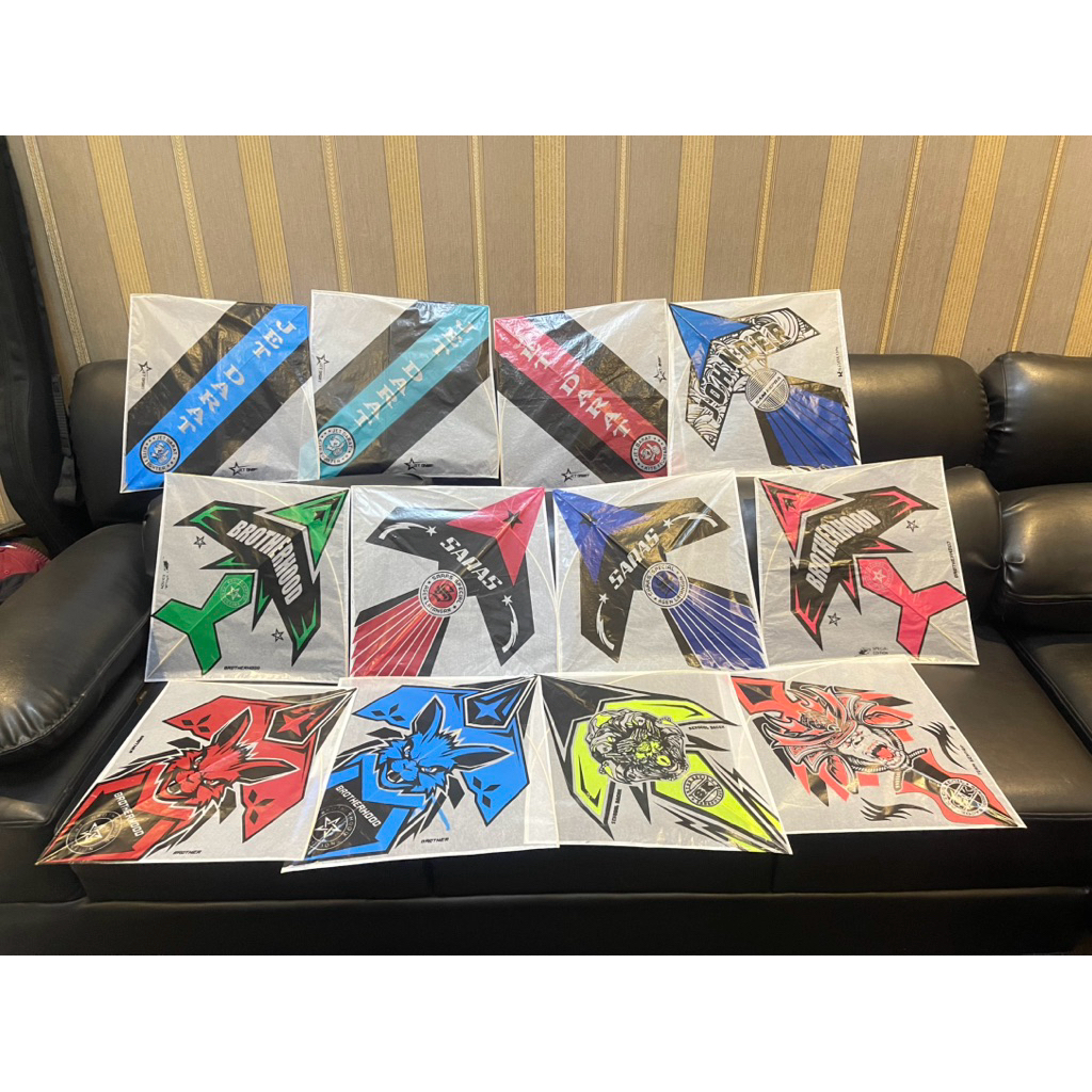 Layang Layang/ Layangan Sukhoi Full Petung 2Warna