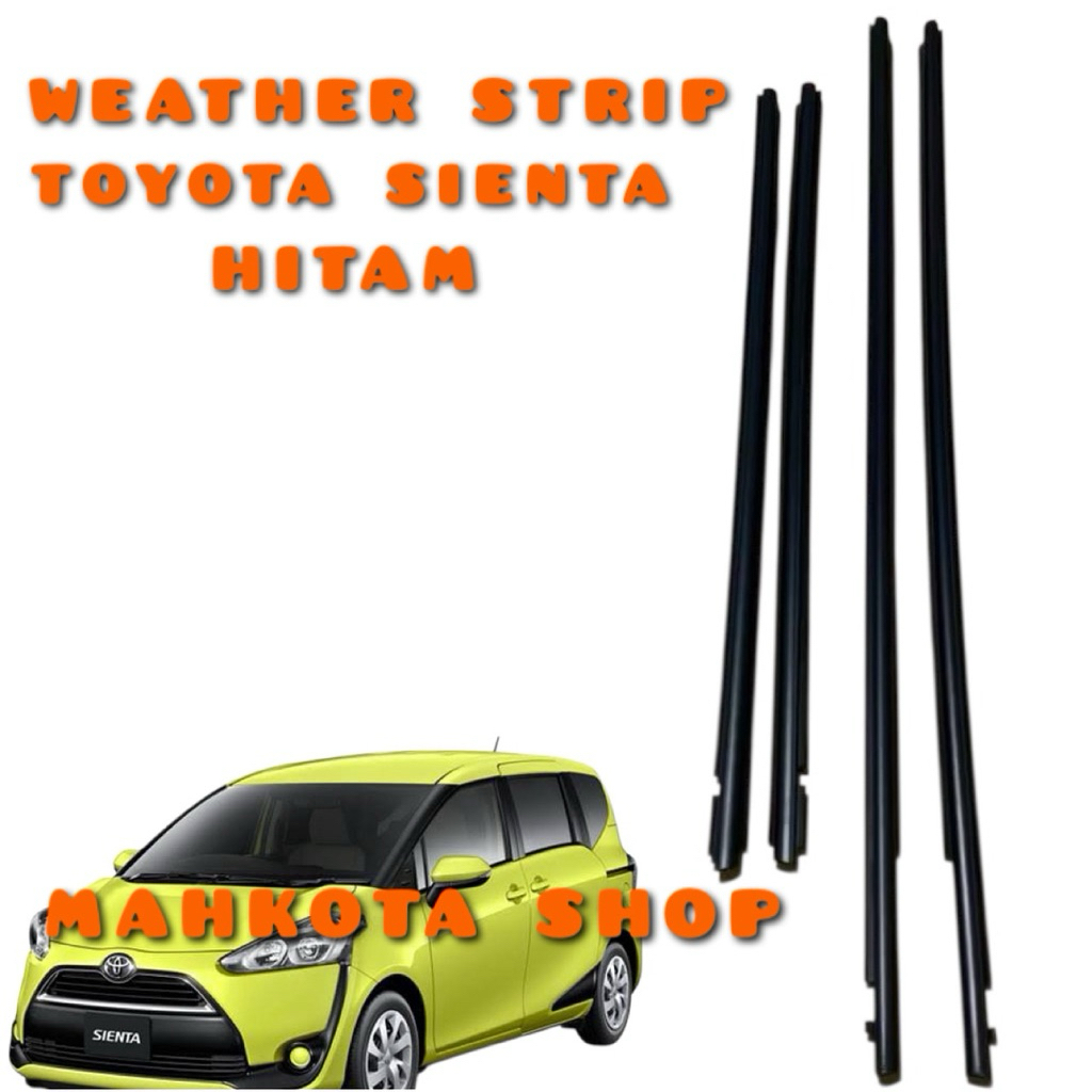 pelipit kaca luar sienta pelipit karet kaca luar sienta