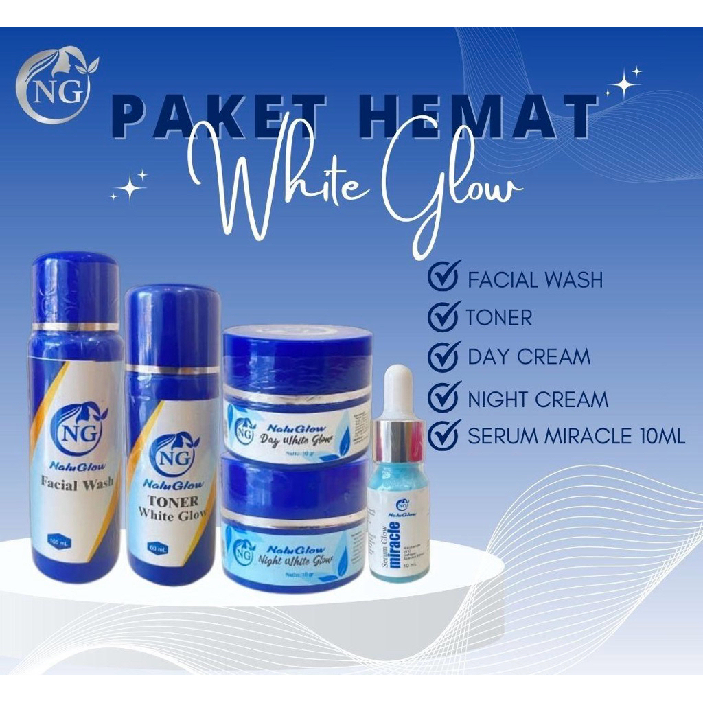 FREE GIFT NALU GLOW / SKINCARE NALU GLOW ORIGINAL / NALU GLOW BPOM / PAKET HEMAT NALU GLOW / PAKET R