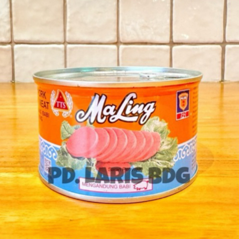 

TTS MALING PORK LUNCHEON MEAT 397GR (DAGING BABI MALING TTS / CANNED PORK LUNCHEON MEAT / HAM WOST / NON HALAL)