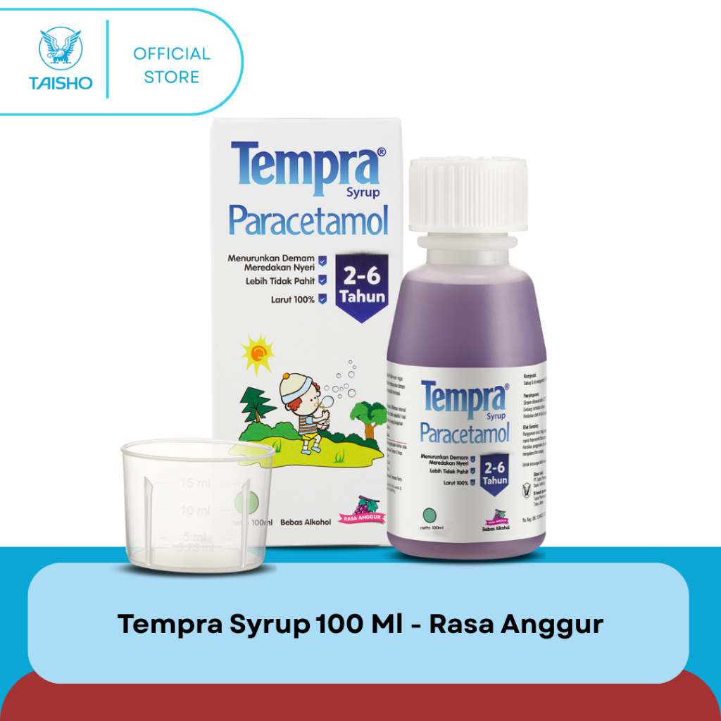 Tempra Syrup Paracetamol Anak Anggur 100 ml