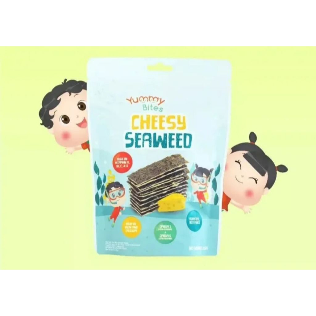 

Yummy bites cheesy seaweed 20g