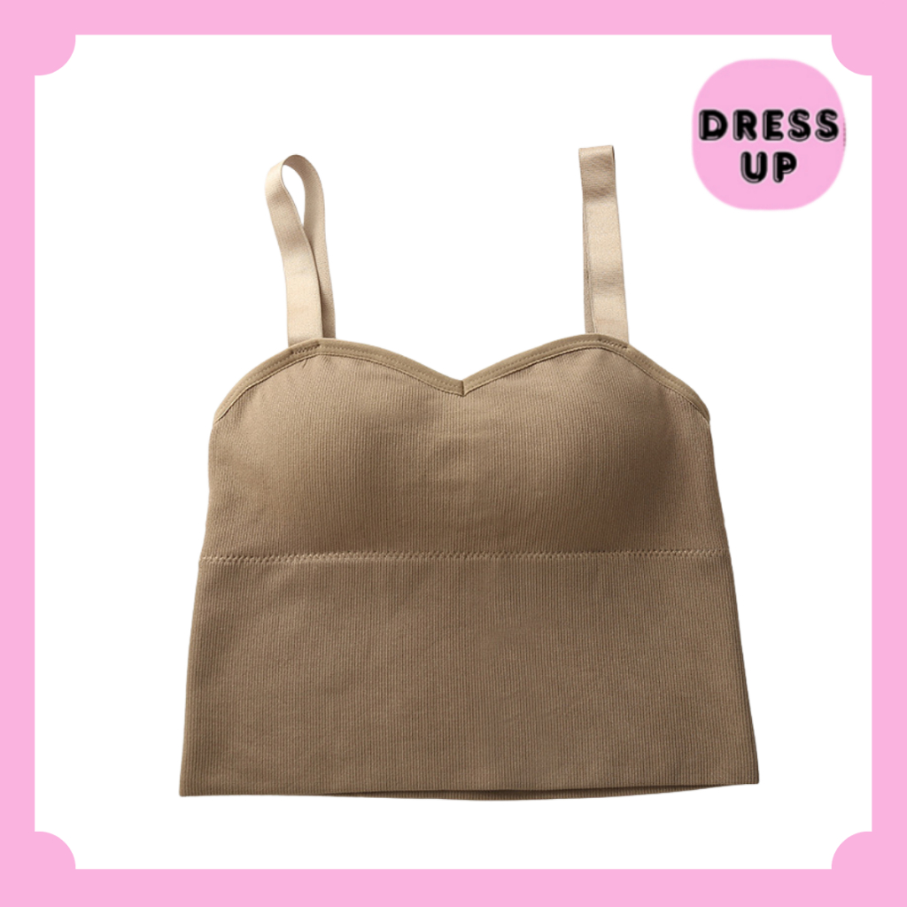 [DRESS.UP] BR422 TankTop Bra Pakaian Tali Tebal Dalaman Wanita Tank Top Singlet Import Atasan Women 