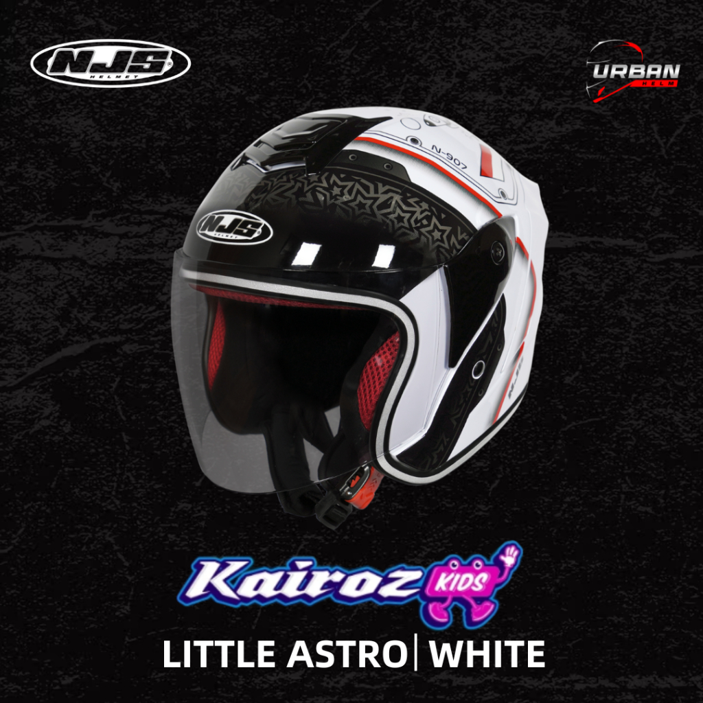 NJS Kairoz Kids Little Astro (FREE MAINAN ANAK) - Helm Anak | Helm NJS | NJS Anak | Kairoz Anak | Ka