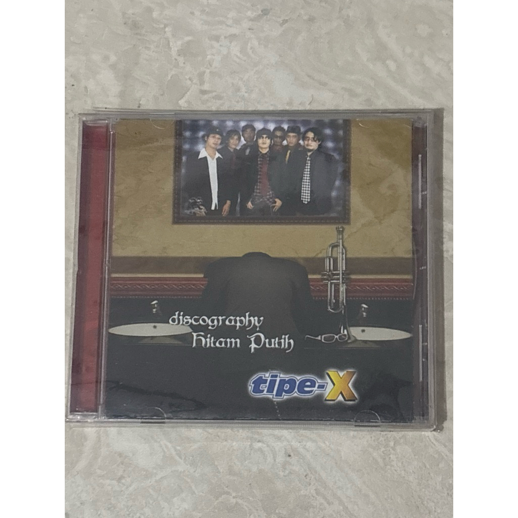 CD ALBUM TIPE-X DISCOGRAPHY HITAM PUTIH THE BEST TIPE X ORIGINAL