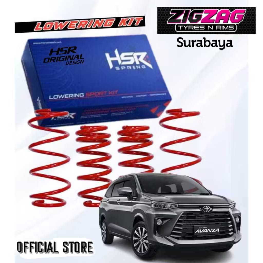 Per Ceper All New Avanza - Lowering Kit HSR Wheel Red