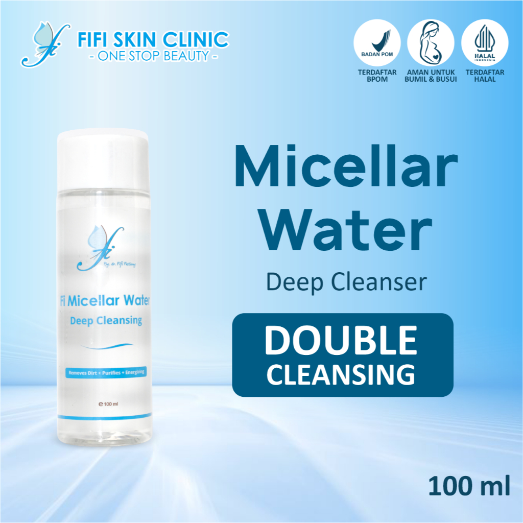 FI MICELLAR WATER by dr Fifi Festiany FIFI SKIN CLINIC / Pembersih Make up / Pembersih wajah