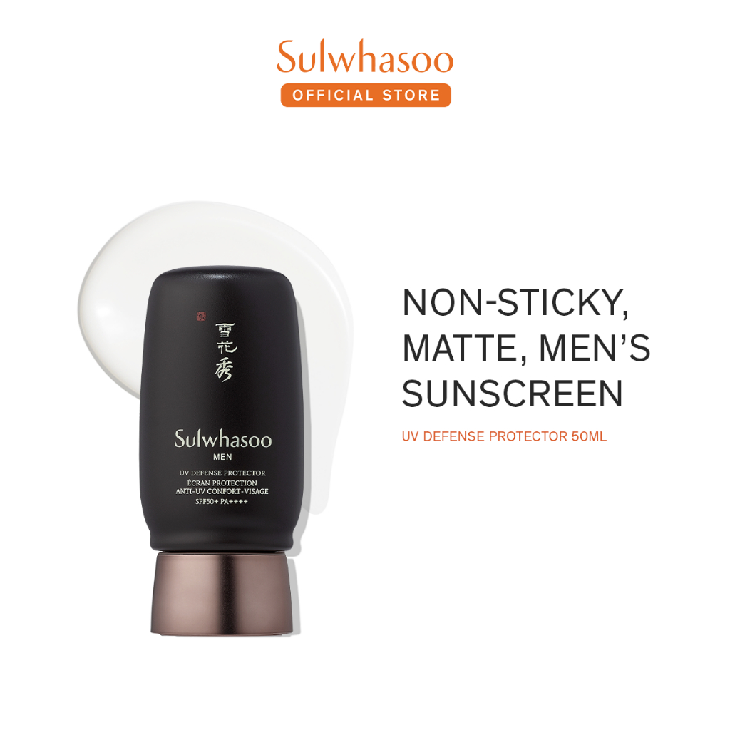 Sulwhasoo Men UV Defense Protector 50ml - Skincare Pria, Sunscreen, Melindungi Wajah Dari Paparan Si