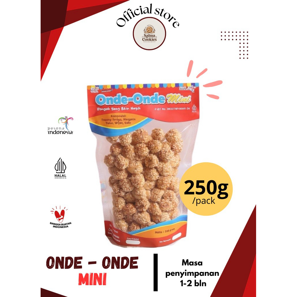 

ONDE - ONDE KETAWA MINI 250gr - Camilan Tradisional Renyah & Manis