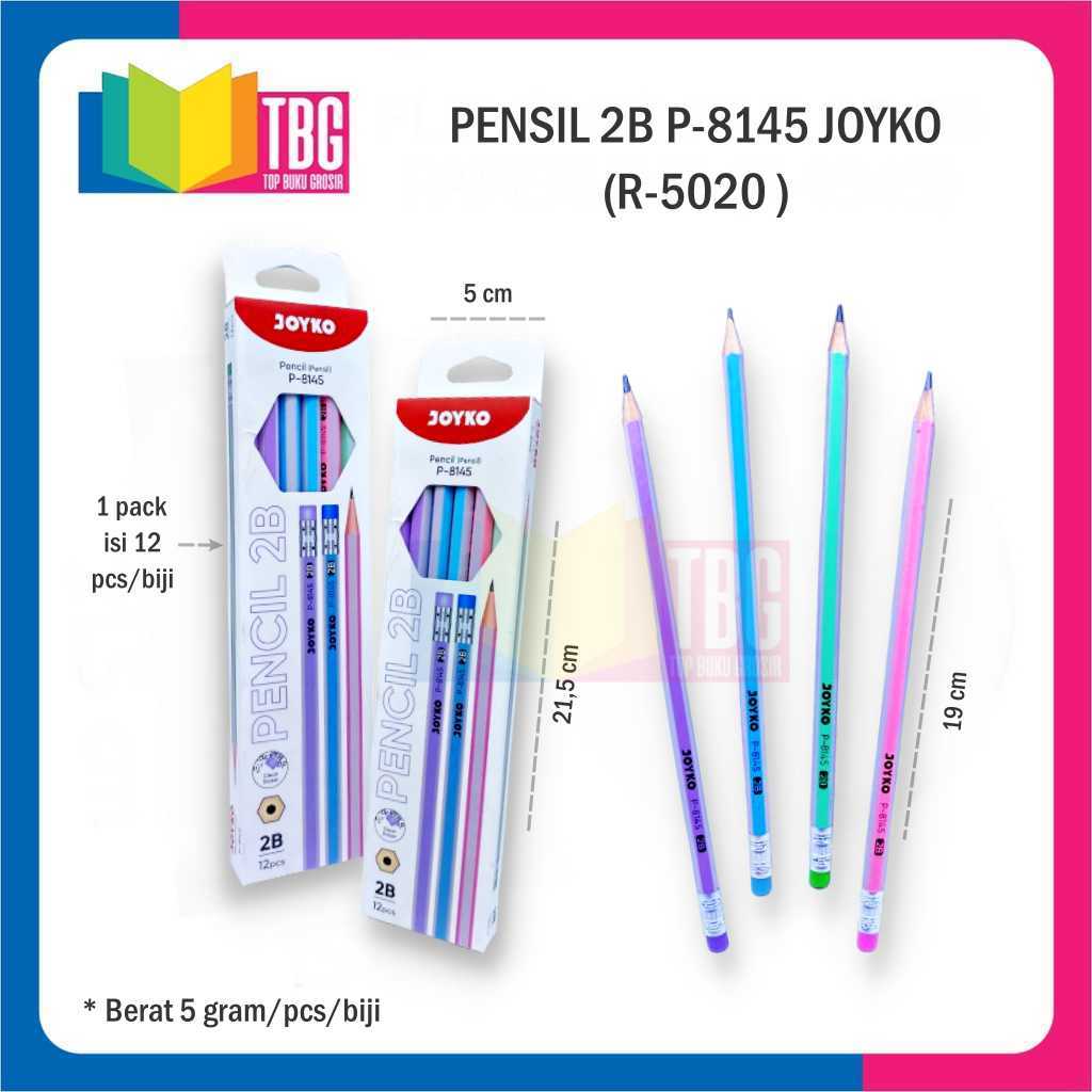 

1 PCS PENSIL 2B P-8145 JOYKO PENSIL KAYU / PENSIL 2B JOYKO / ALAT TULIS (R-5020)