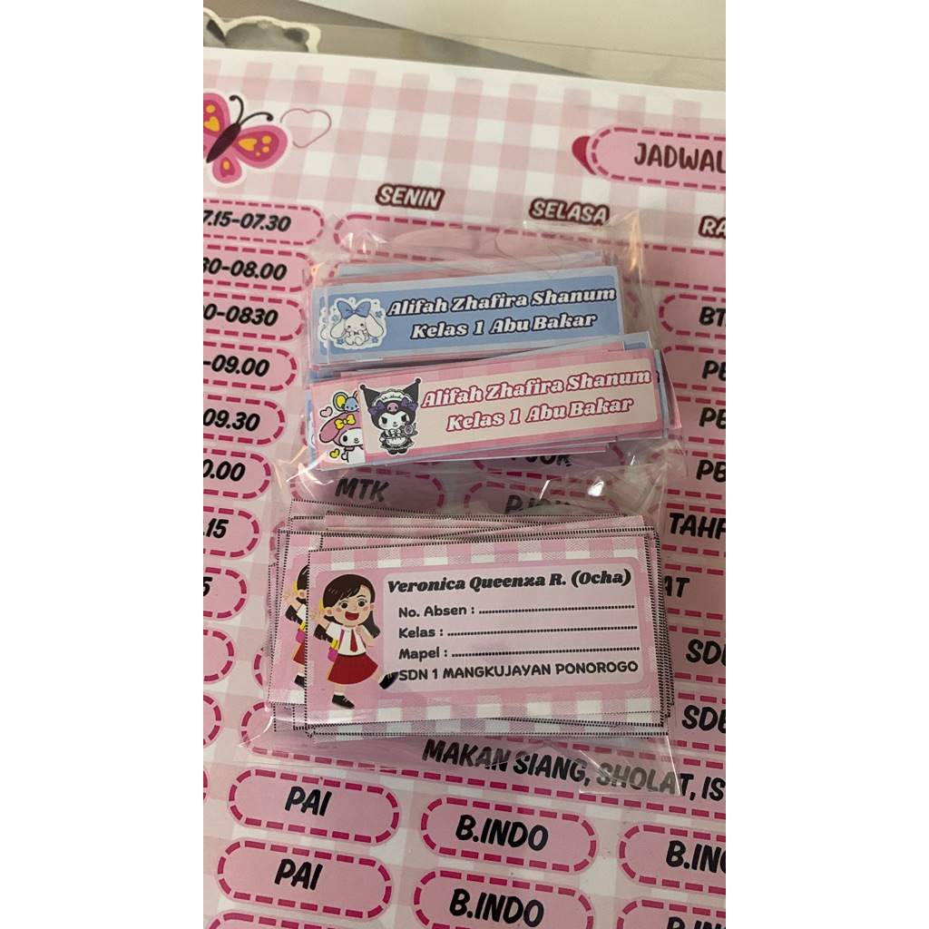 

LABEL PENSIL STIKER PENSIL STIKER CUSTOM