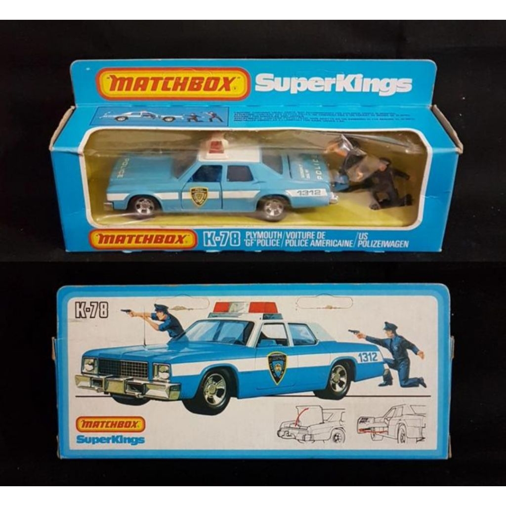 Matchbox Super Kings K78 Plymouth GF Police
