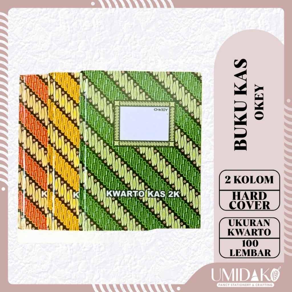 

[UMIDAKO] HARD COVER KAS 2K / HC KWARTIO KAS OKEY / HARD COVER KAS 2K KWARTO / 100 LEMBAR / OKEY