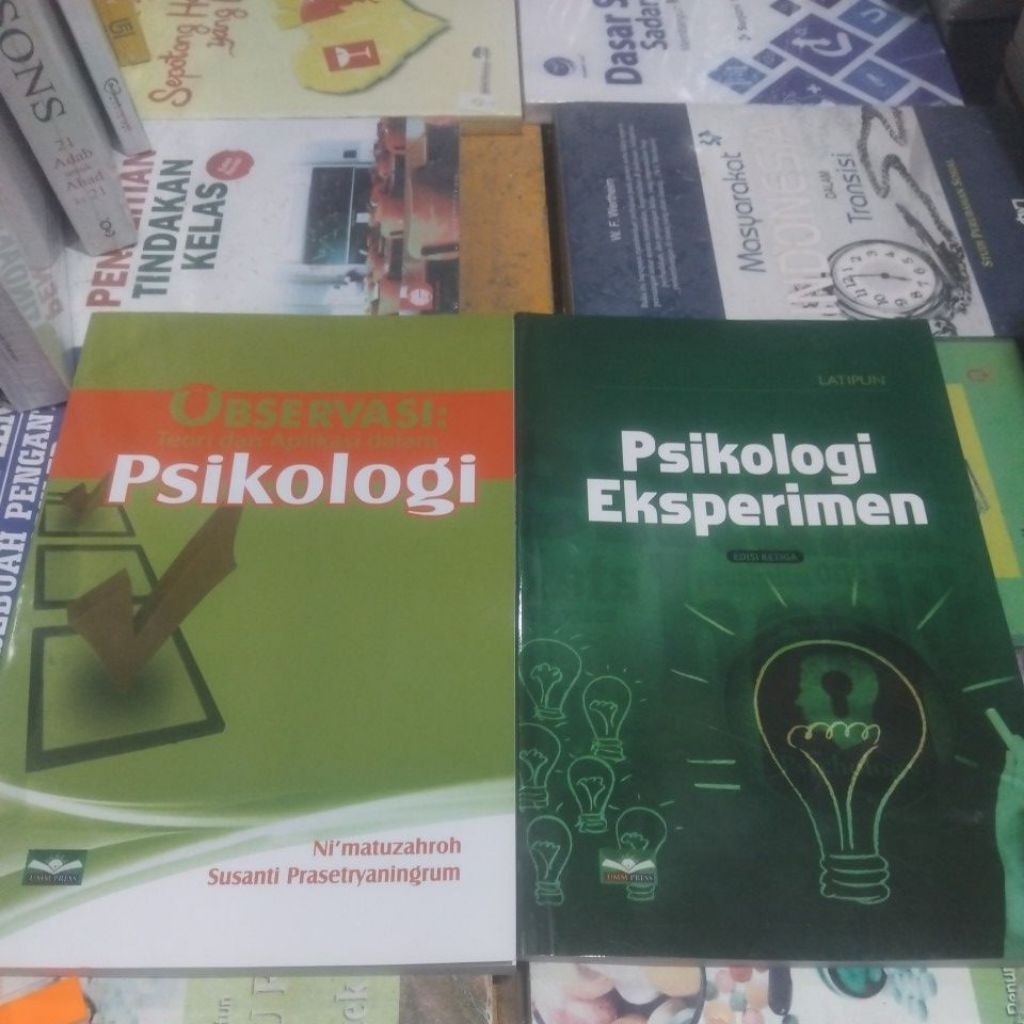 BUKU BEKAS PSIKOLOGI EKSPERIMEN, OBSERVASI TEORI DAN APLIKASI DALAM PSIKOLOGI